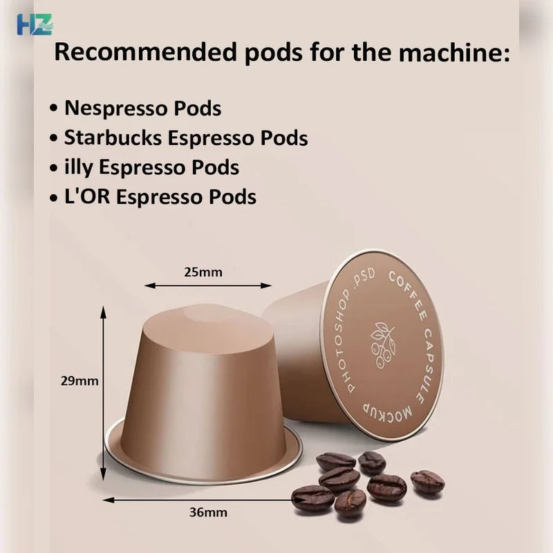 Mini machine à café expresso portable USB/électrique entièrement automatique avec support et sac de voyage pour le camping