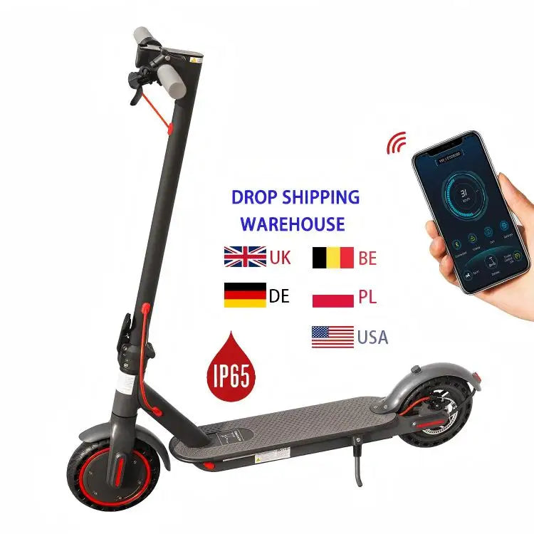 Trottinette électrique intelligente pour adultes avec technologie à onde sinusoïdale et régulateur de vitesse