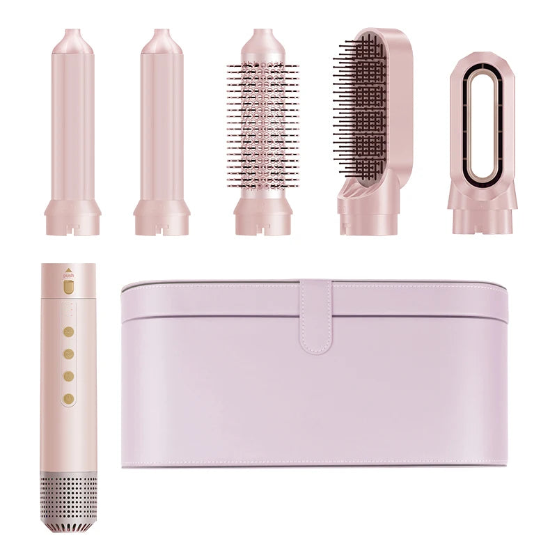Sèche-cheveux et fer à friser ionique 5 en 1 à moteur BLDC, brosse lissante et styler 110 000 tr/min pour une utilisation à l'hôtel et à domicile