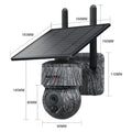 Caméra dôme PTZ 4G Sectec ST-517C, 5 MP, IP66, 366°, audio bidirectionnel, UBOX