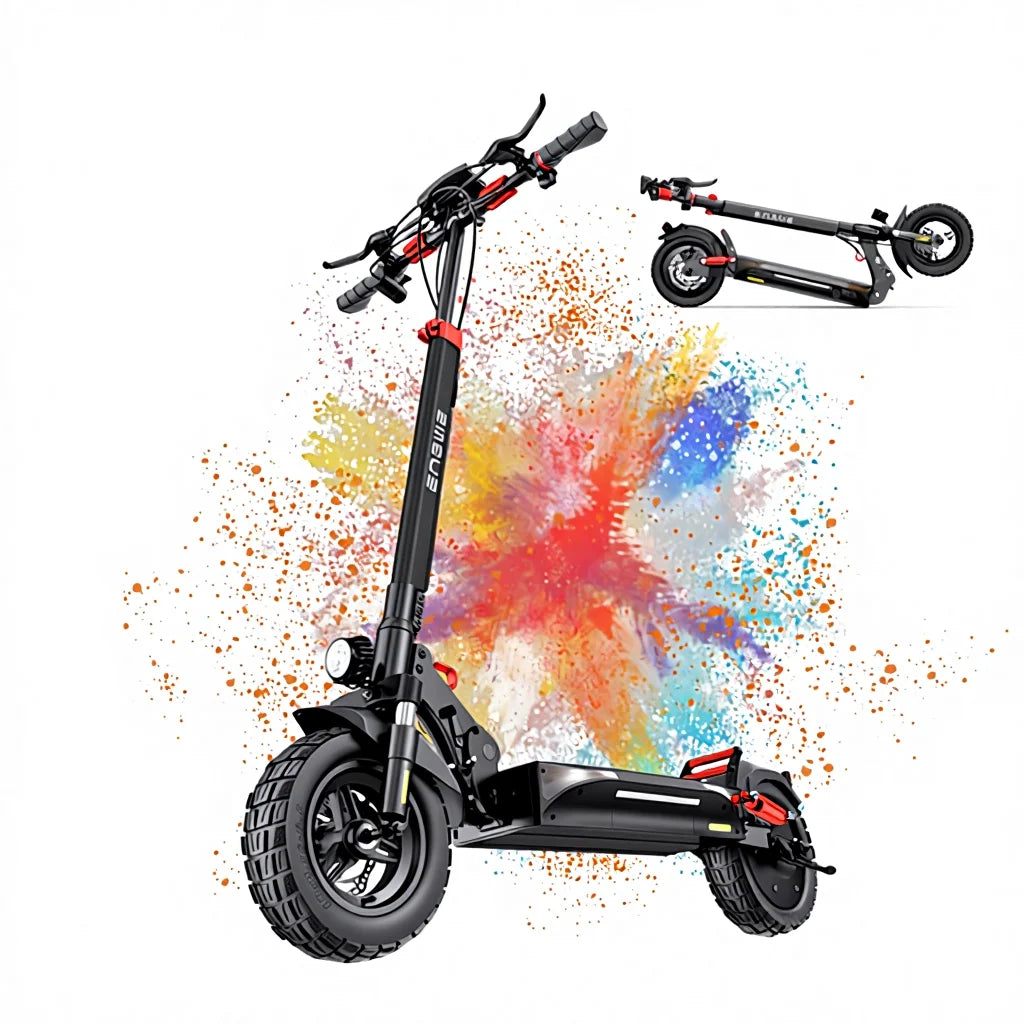 Trottinette électrique pliable et légère Y600, 500 W, 18 Ah, longue autonomie, étanche, suspension intégrale, livraison directe UE