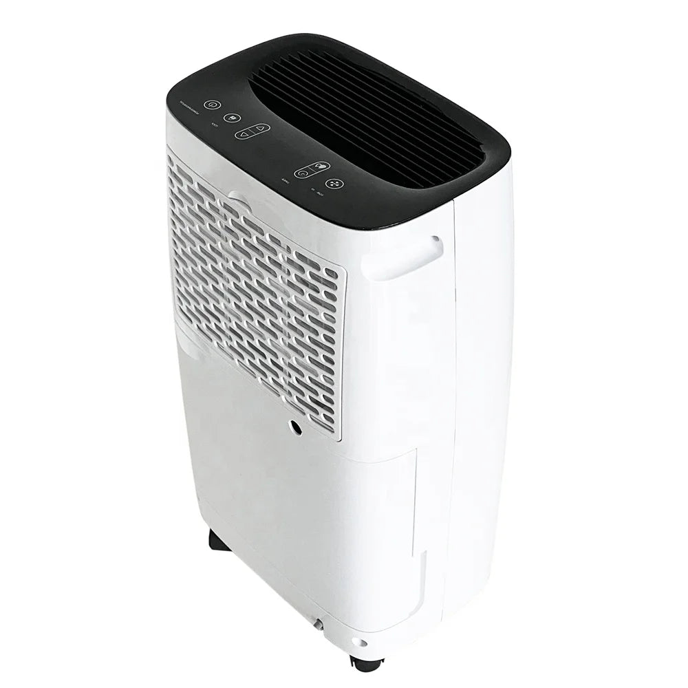 Déshumidificateur commercial 12 L, jusqu'à 185 m², panneau de commande tactile, 10 litres, pour la maison