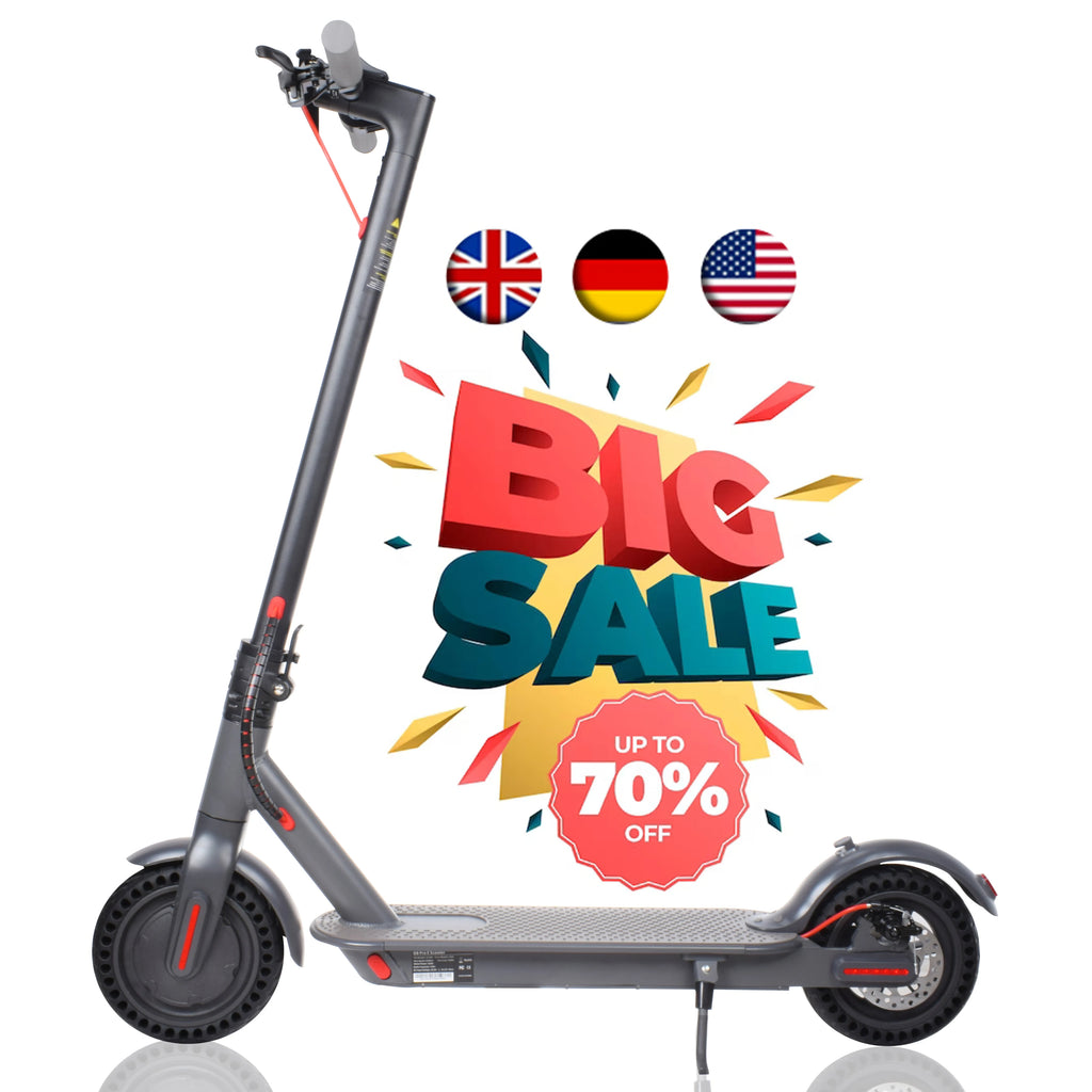 Trottinette électrique D8 Pro pliable 250 W, pneus alvéolés 8,5 pouces, batterie 36 V 10,5 Ah, autonomie 25-35 km