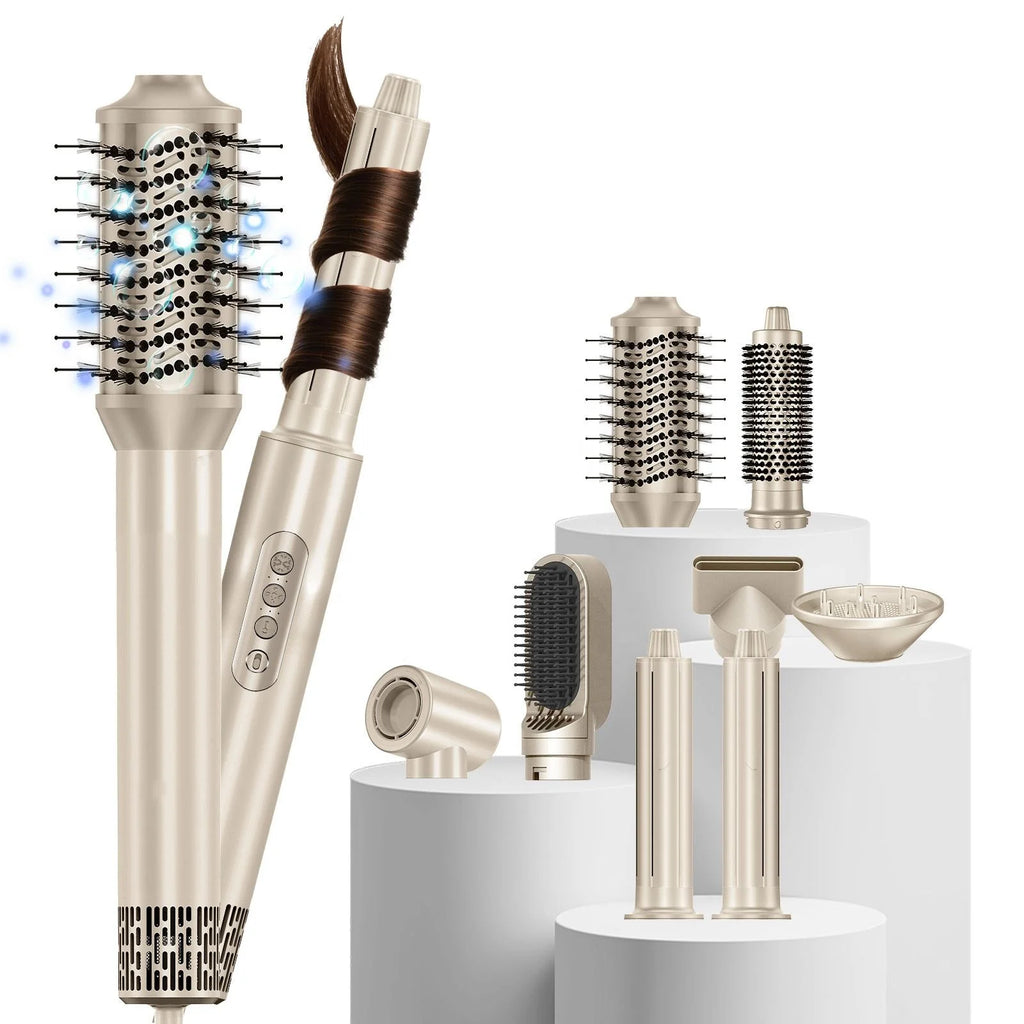 Sèche-cheveux professionnel en gros pour salons de coiffure, lisseur et boucleur électrique, brosse à air chaud, moteur sans balais 1600 W, compact, usage hôtelier