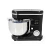Robot pâtissier 1500 W en acier inoxydable avec batteur à œufs et à lait, capacité de 6 L, idéal pour la préparation de la farine, du pain et des gâteaux.