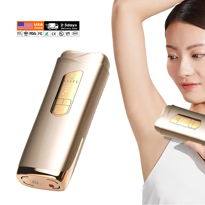 Épilateur IPL professionnel PAKISS BHT09, certifié CE/ISO13485, usage commercial, 999 900 flashs