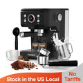 Machine à café expresso cappuccino Empstorm Household 20 bars avec mousseur à lait - Disponible localement aux États-Unis