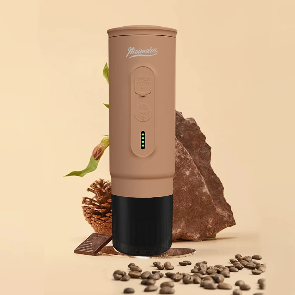 Cafetière Expresso Portable 20 Bars | Machine à Café Électrique pour Camping, Camping-Car et Déplacements
