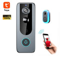 Nouvelle sonnette vidéo Tuya avec détection de mouvement, sans fil, Wi-Fi, Full HD 1080p et batterie intégrée de 4000 mAh.