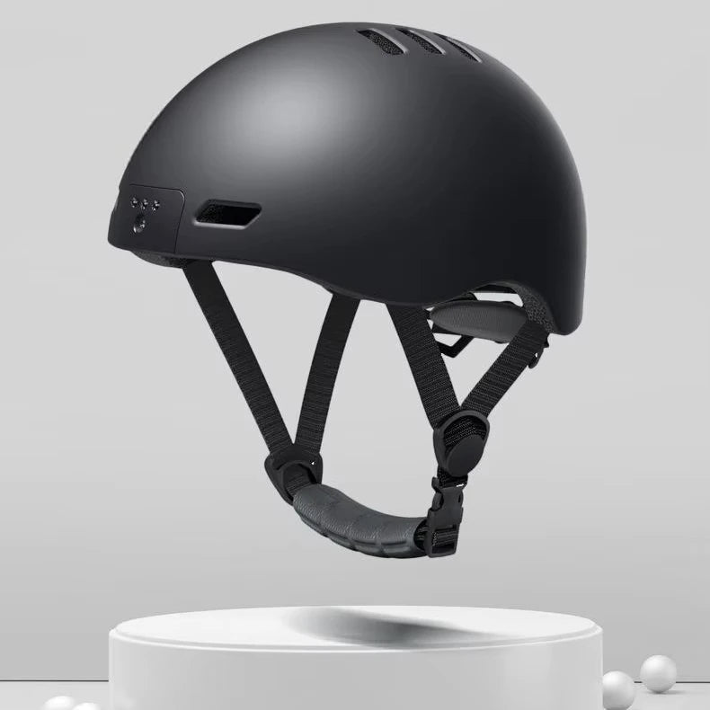 Casque Vélo Connecté SAIN – LED, Bluetooth & Enregistrement Vidéo | Taille Universelle