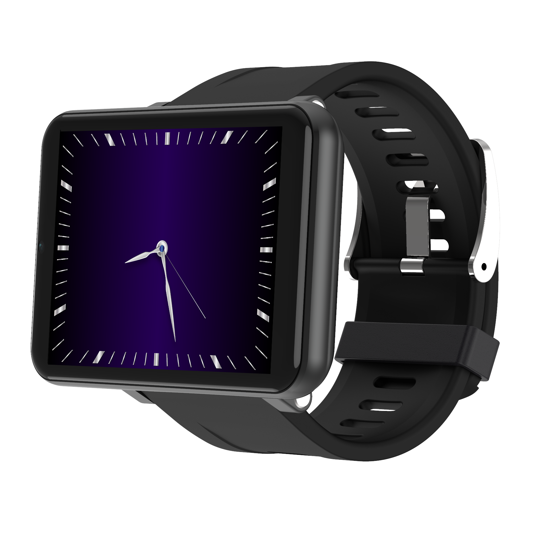 Montre connectée DM100 GPS avec carte SIM, appels vidéo, caméra, connectivité sport, Google Play, SOS 4G et Android pour hommes.