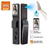 Serrure connectée Tuya entièrement automatique de haute qualité avec reconnaissance faciale et palmaire, étanche, pour mortaise 6068/85.