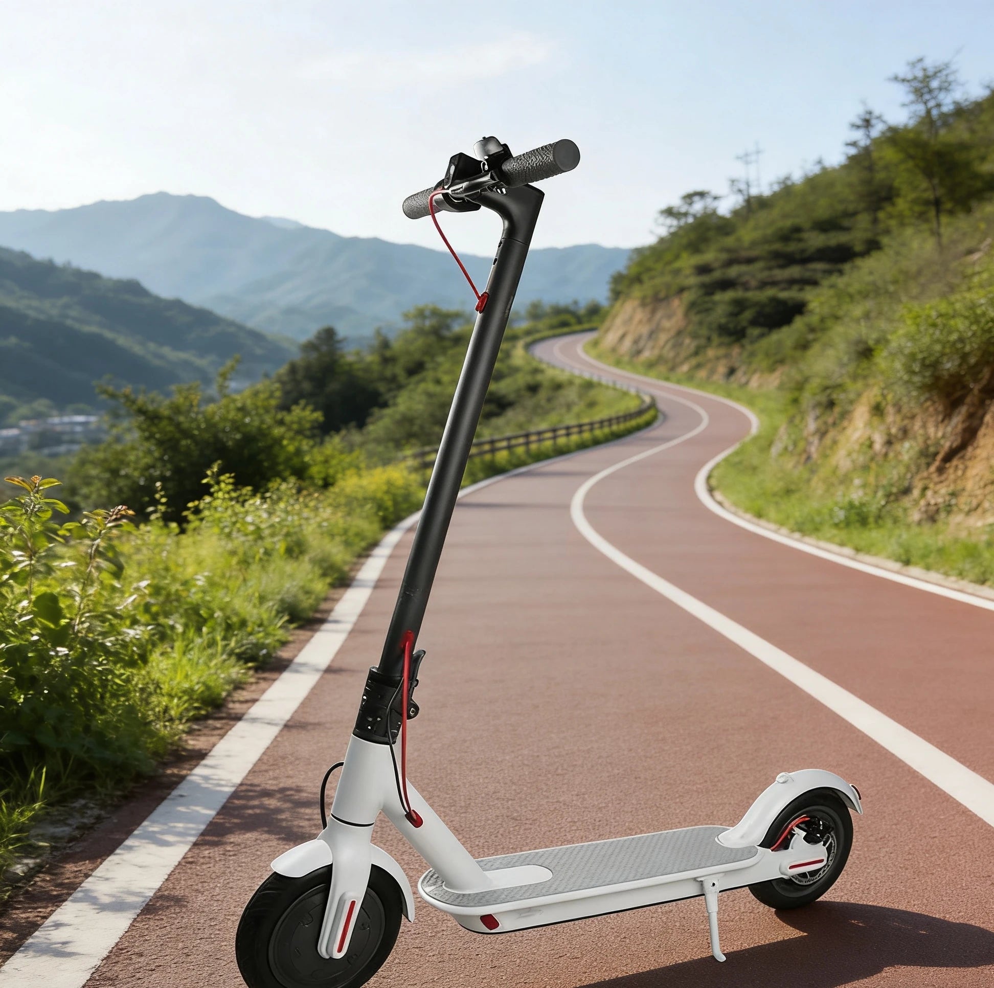 Trottinette électrique à deux roues 2026 Fw-023 350 W - Boîtier pliable 8,5 pouces en alliage d'aluminium - Batterie lithium étanche - Charge maximale 120 kg
