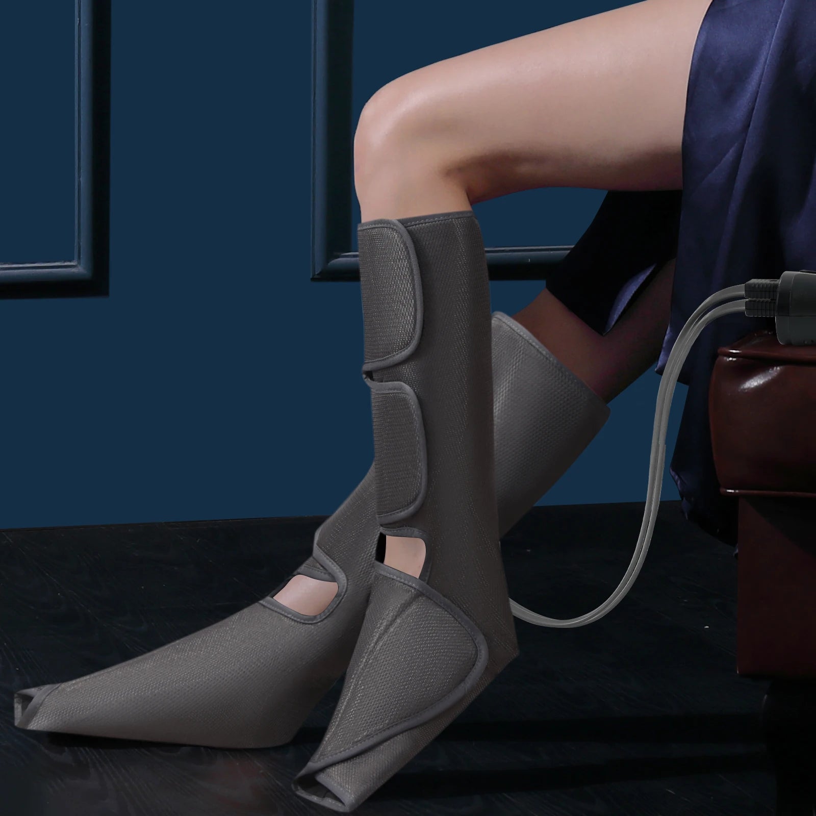 Appareil de Massage Jambes & Mollets | Compression d’Air Chauffante pour la Circulation et la Détente