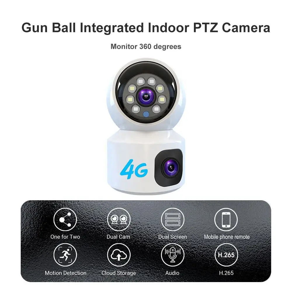 Caméra de surveillance 4G connectée à un téléphone portable