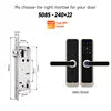 Serrure de porte numérique intelligente Tediton OEM Smart Home Tuya TTlock avec sonnette et application de contrôle Wi-Fi