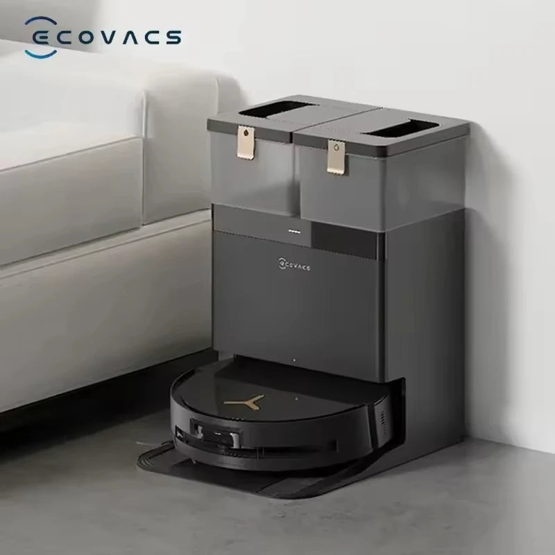 Robot aspirateur laveur ECOVACS Deebot X8 Pro Plus, navigation LDS+VSLam, aspiration 2000 Pa, filtre HEPA, vidage automatique