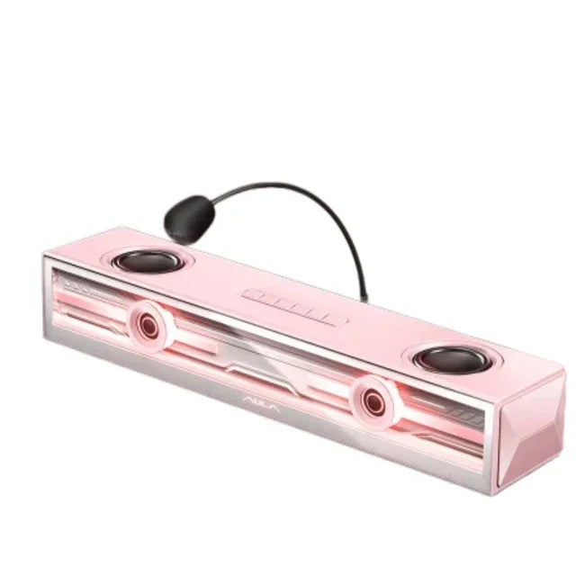 Enceinte PC AULA GS8 – Surround 7.1, LED RGB, Haute Résolution & Rechargeable