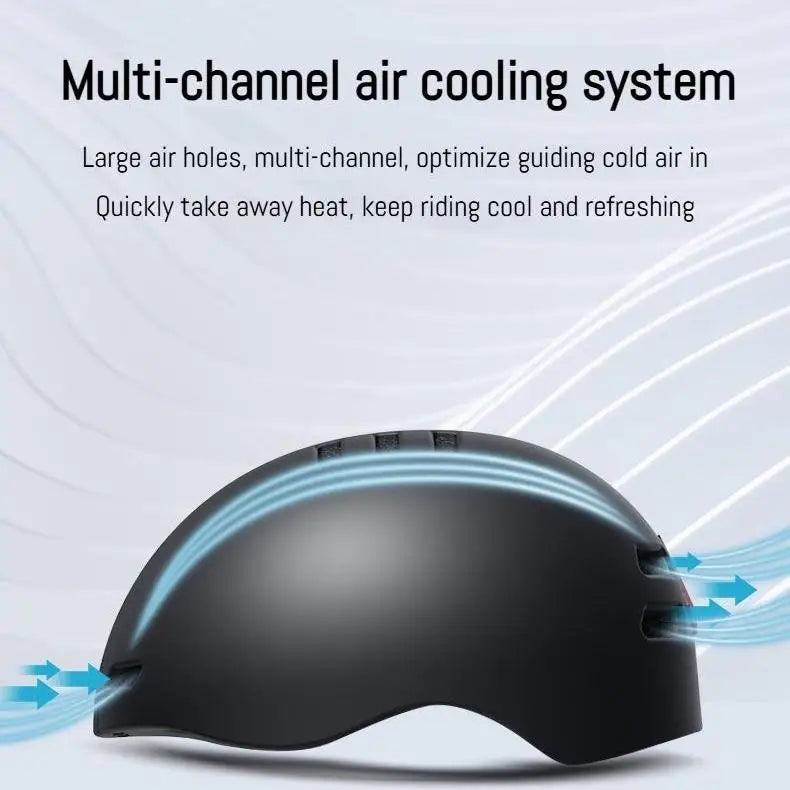 Casque Vélo Connecté SAIN – LED, Bluetooth & Enregistrement Vidéo | Taille Universelle