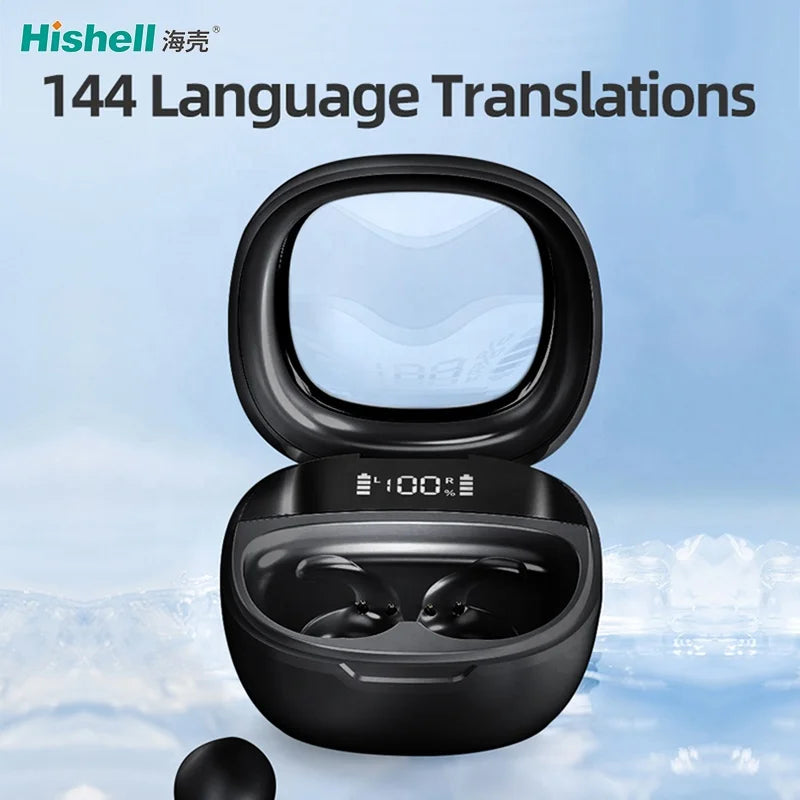 Écouteurs Traducteurs BL39 Mini – 144 Langues, TWS, Bluetooth 5.3, HiFi & IPX7
