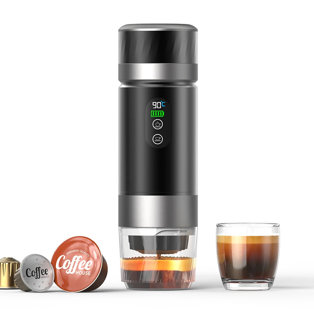 Machine à café expresso portable USB automatique, système auto-chauffant, vente en gros d'usine 2025