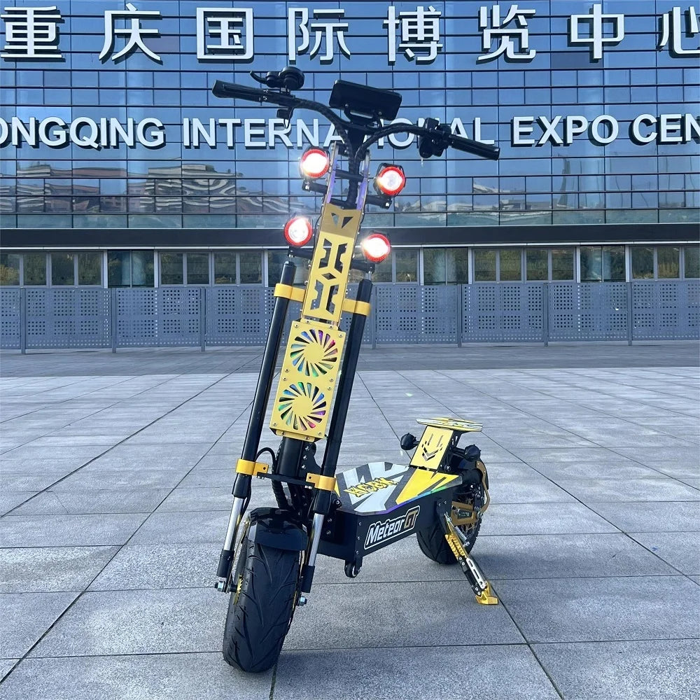 Trottinette électrique HCBK GT-M8 72V, autonomie de 120 km, pour adultes, tout-terrain.