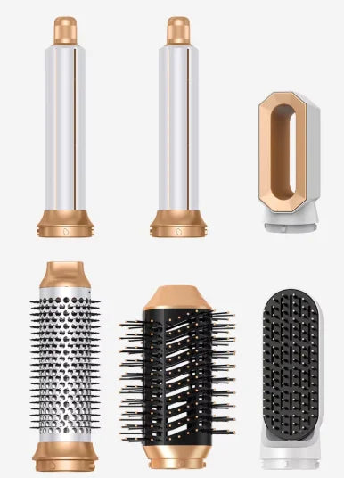 Sèche-cheveux/lisseur multifonctionnel à air chaud/froid 3 vitesses 6 en 1 avec aspirateur automatique, best-seller