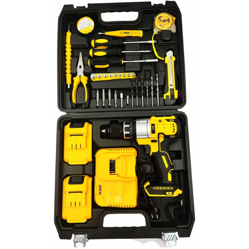 Perceuse Sans Balais 220 V | Outil Électrique avec Batterie Li-ion Haute Performance pour Usage DIY