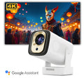 Projecteur LONNST HY260pro – Résolution native 1080p, 4K, Android 13, 300 lumens et Wi-Fi