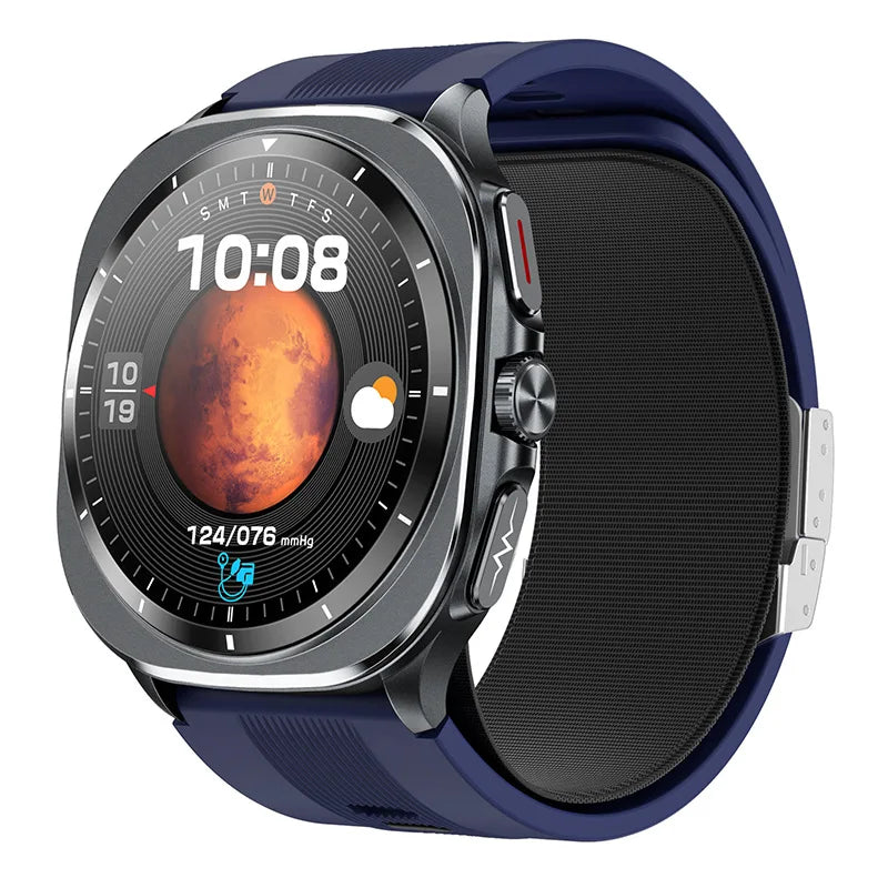 Smartwatch AMOLED TK65 | Bracelet Connecté avec Appels Bluetooth, NFC, ECG et Suivi Santé Avancé