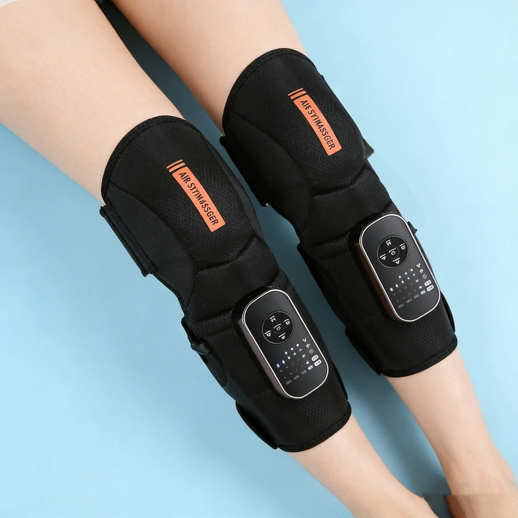 Masseur de jambes à compression rechargeable USB, modèle 2034, contrôle du temps, utilisation jambes