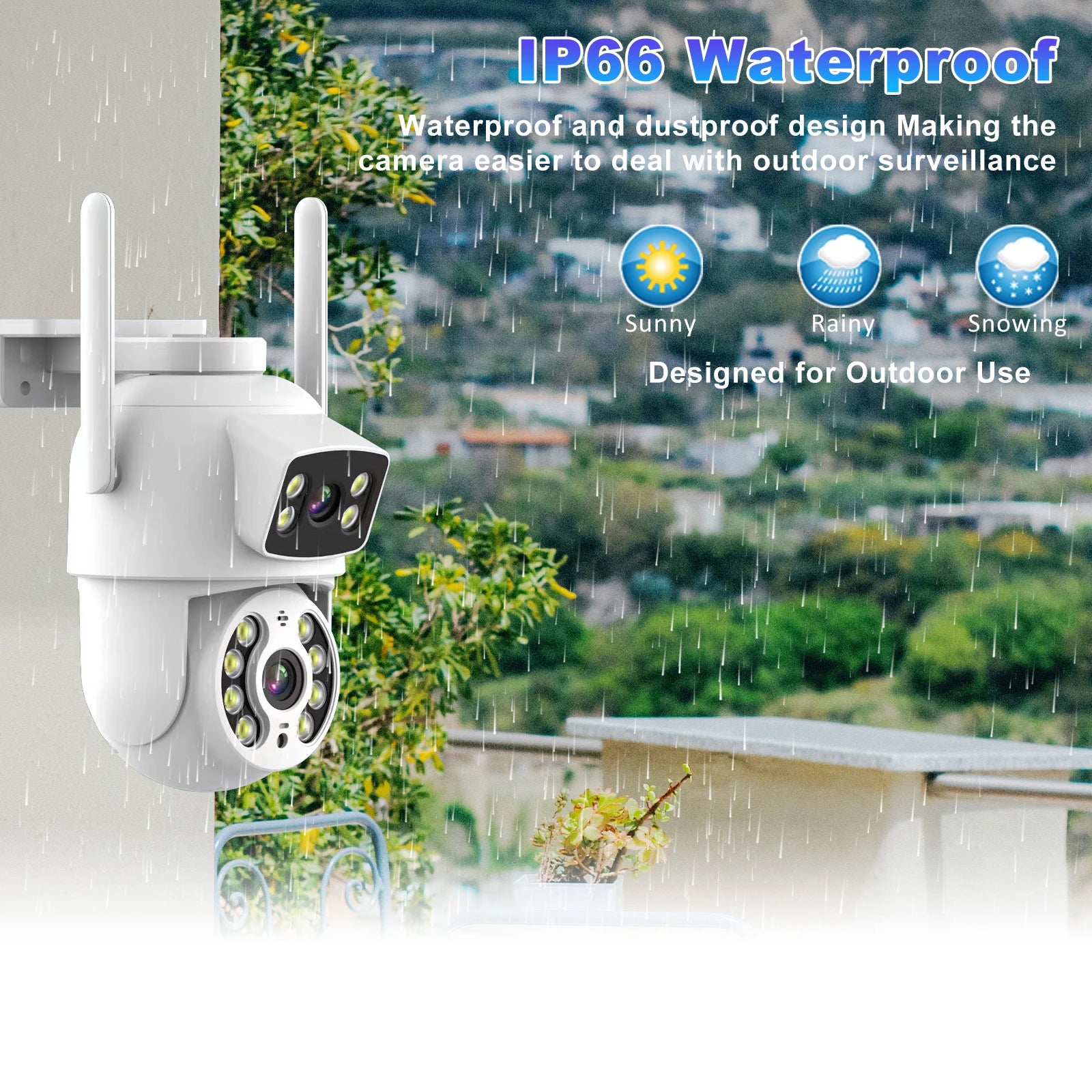 Mini caméra ampoule WiFi 6 MP, panoramique, intérieure, vision nocturne, carte TF