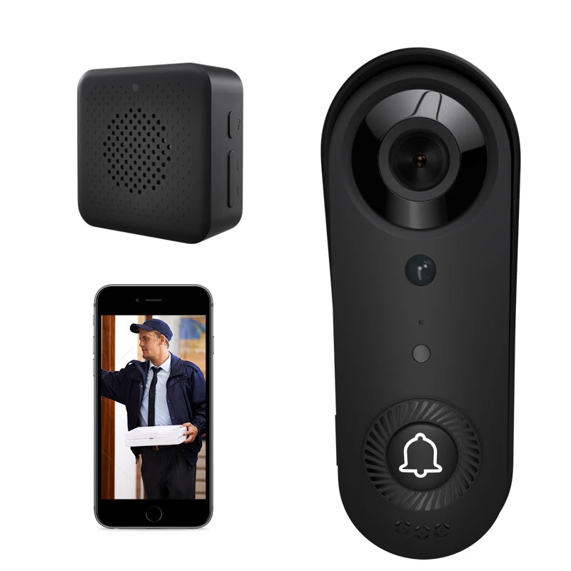Interphone vidéo intelligent sans fil longue portée 2024, compatible Android, étanche, avec caméra HD et Wi-Fi, pour la maison