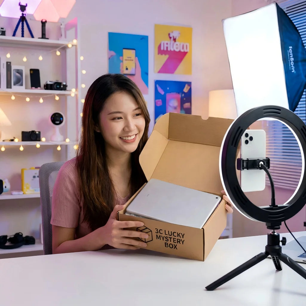 Coffret Mystère Électronique 3C 1-3 Pièces – Montre, Enceinte, Écouteurs TWS Surprise