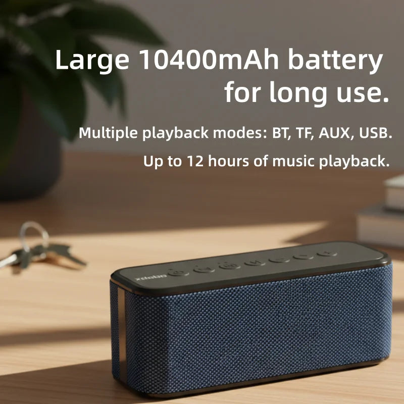 Enceinte Portable XDOBO X8 Plus – 80W, IPX5, 10400mAh & Bluetooth 5.0 | 2.1 Ch.