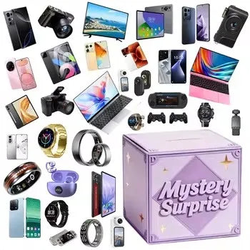 Coffret Mystère Digital 5 Pièces 2026 – Bracelet, Montre, Écouteurs Lucky Surprise