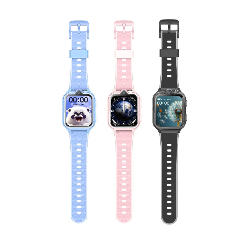 Montre GPS Enfant 4G – Android 8.1, Double Caméra, Appel Vidéo, IP67 & 800mAh
