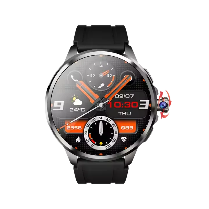 Montre connectée Android 4G LTE – Écran AMOLED 1,75", GPS, NFC, Google Play et carte SIM