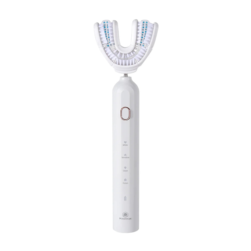 Brosse à Dents Sonique 360° en U | Hygiène Bucco-Dentaire, Nylon Souple et Blanchiment Dentaire à Domicile