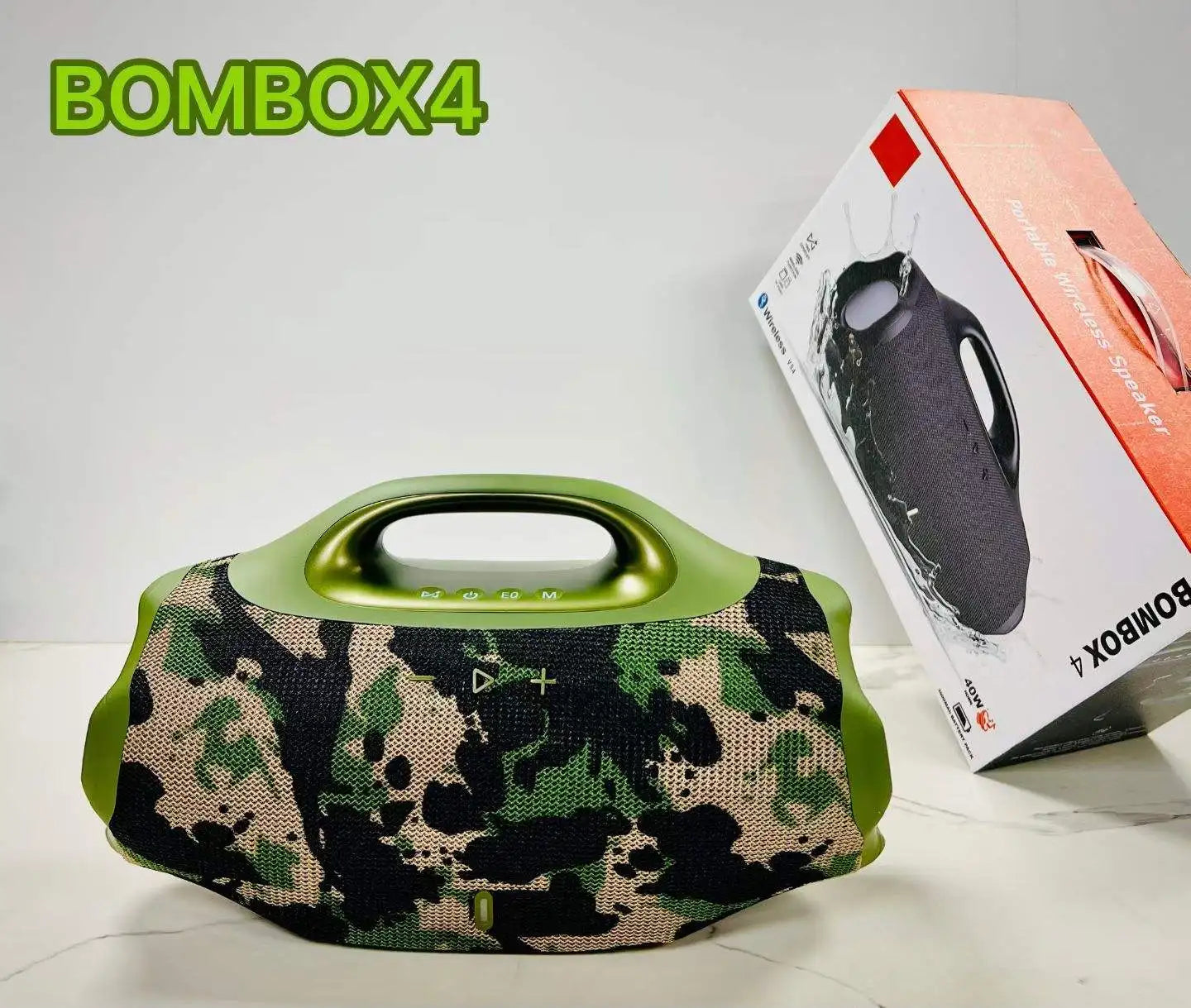 Boombox Portable X4 – 40W, apparemment, Poignée Transport, Bluetooth & Outdoor Sport