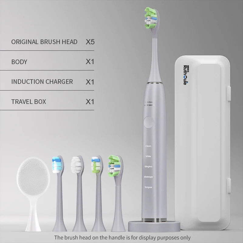 Brosse à Dents Sonique Intelligente V6 | 48K VPM, 5 Modes, Longue Autonomie et Effet Blanchissant