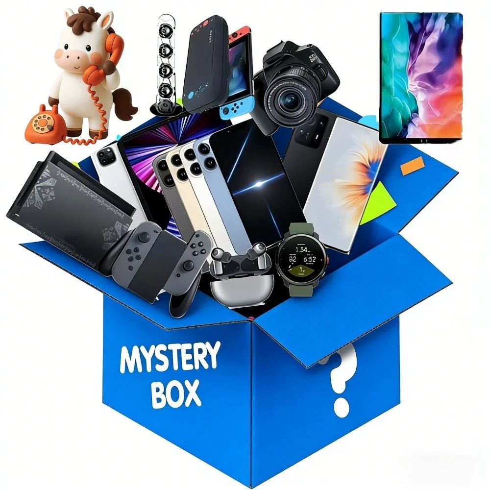Coffret Mystère Basic 2026 – 1 à 3 Appareils : Montre, Écouteurs, Drône Surprise