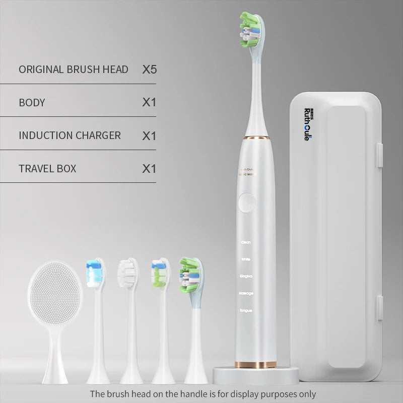 Brosse à Dents Sonique Intelligente V6 | 48K VPM, 5 Modes, Longue Autonomie et Effet Blanchissant