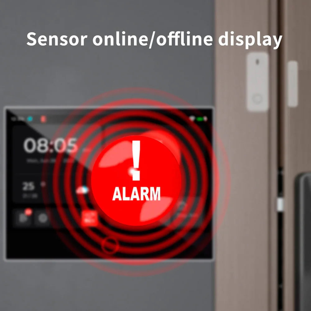 Système d'alarme antivol sans fil KERUI G74 WiFi 4G FSK Tuya Smart avec écran tactile IPS de 7 pouces