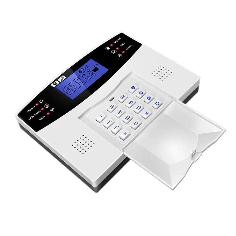 Dispositifs domotiques intelligents : kit d'alarme GSM 2,4 GHz compatible Wi-Fi 2,4 GHz avec application Tuya pour la sécurité de votre domicile.
