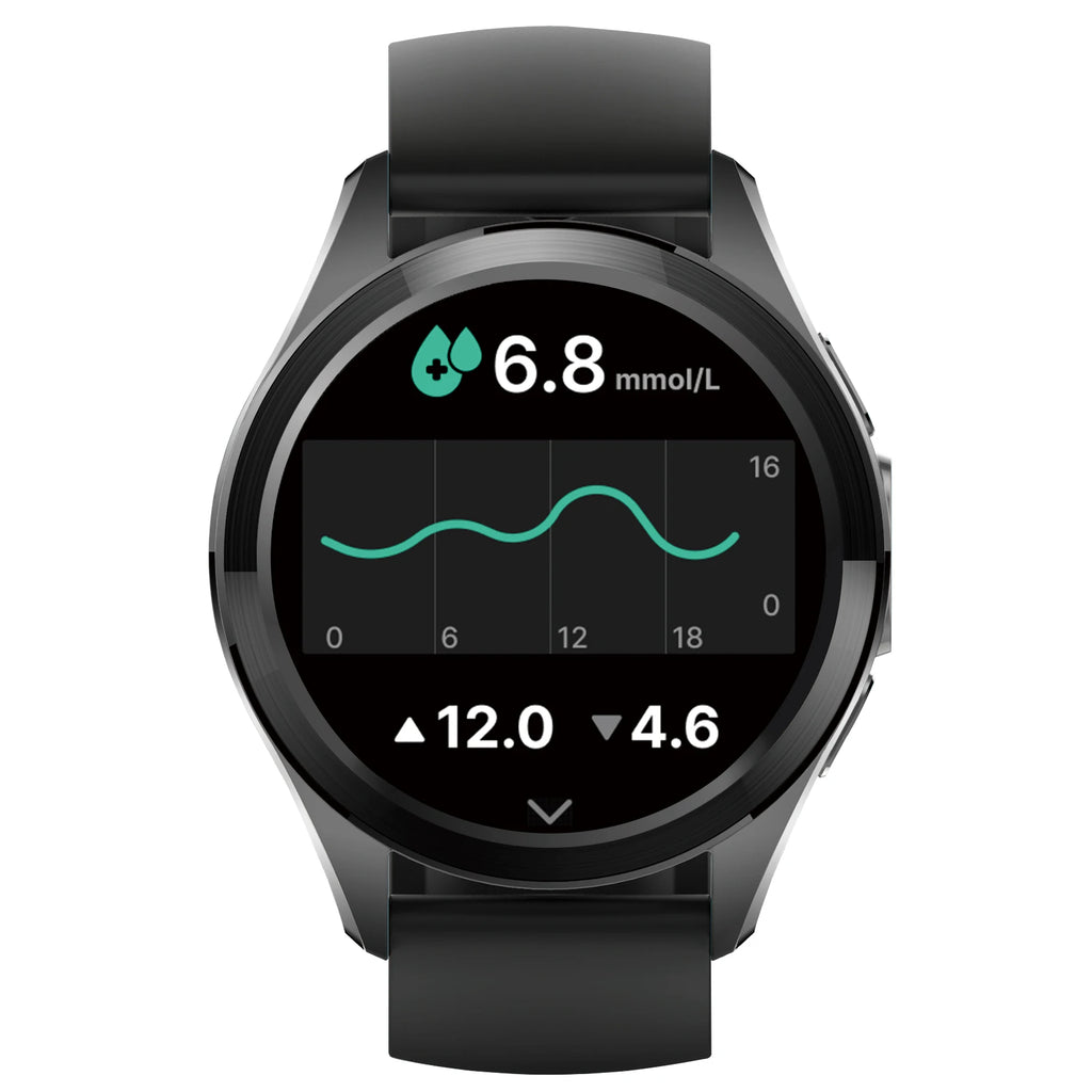 Montre Santé Homme – ECG, PPG, Tensiomètre, SpO2 & Suivi Cardiaque