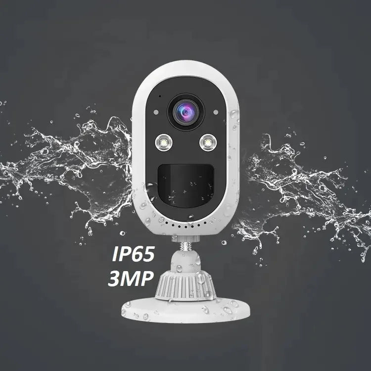 Système de vidéosurveillance réseau étanche avec détection de visage IA 8MP, caméra de sécurité IP PoE avec détection humaine