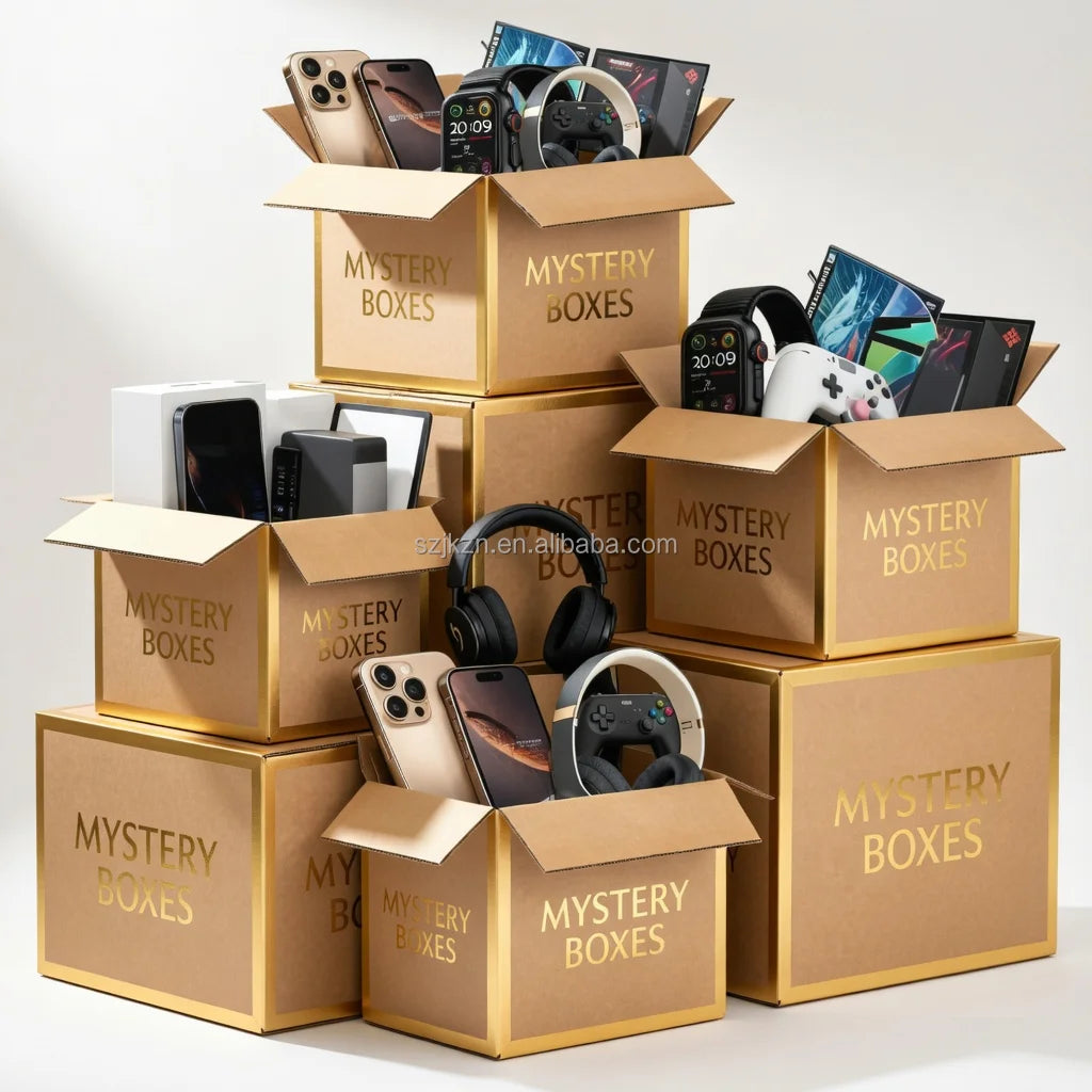 Box Mystère Basic 2026 – Montre TFT, Selfie Stick, Écouteurs TWS Surprise