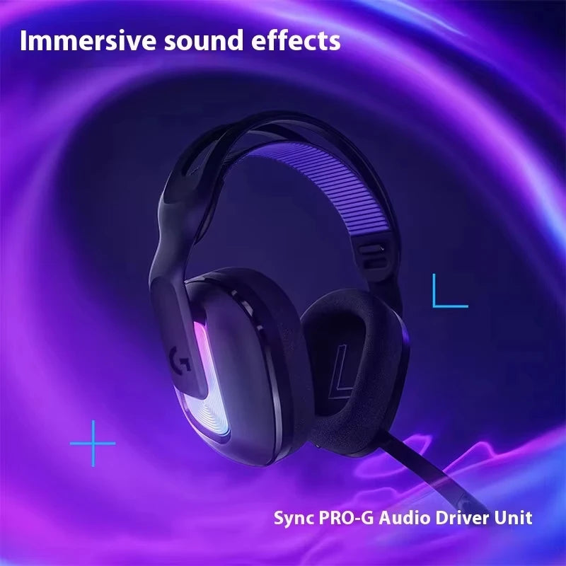 Casque gaming Logitech G522 LIGHTSPEED – Sans fil, RGB et micro