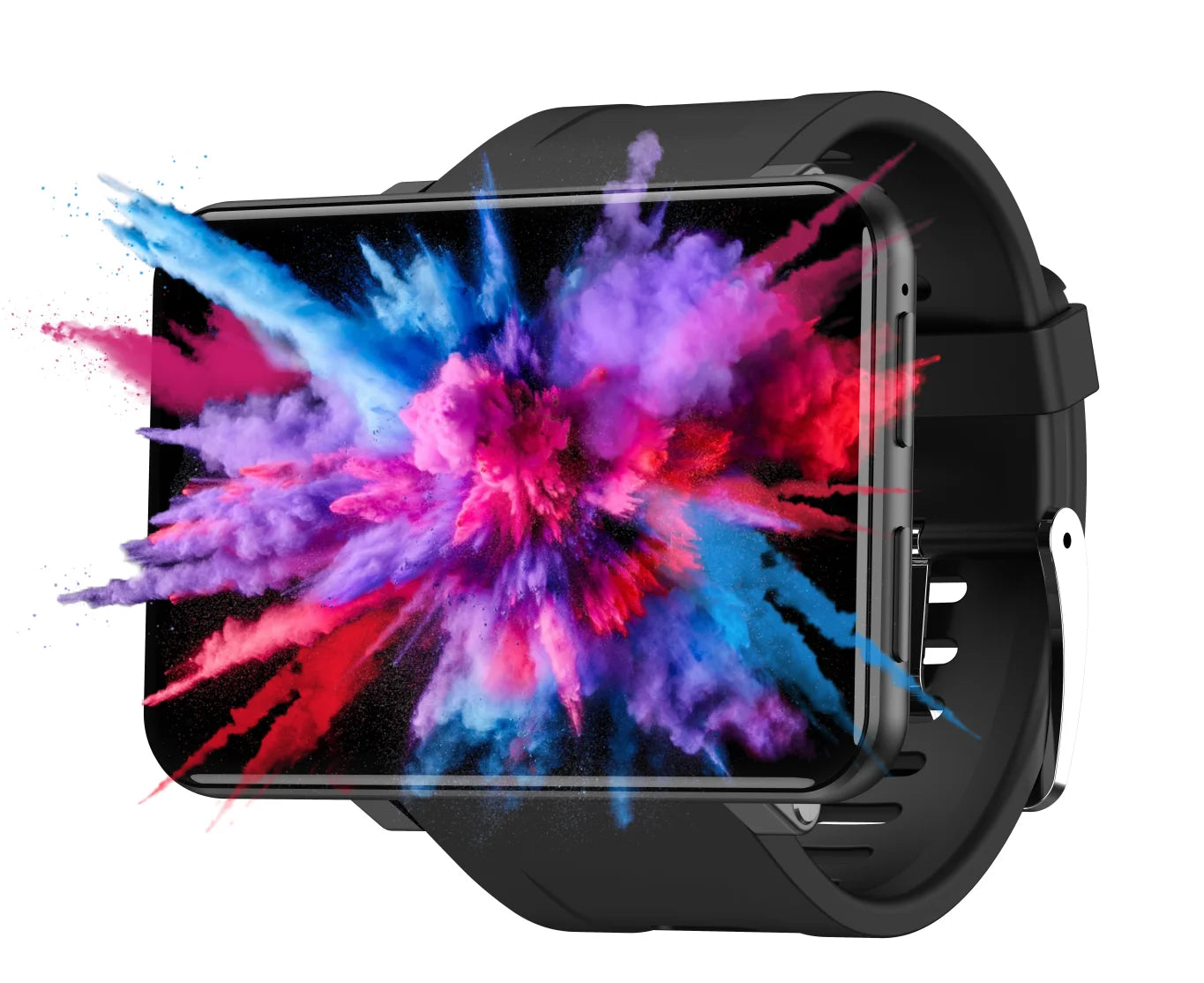 Montre connectée DM100 GPS avec carte SIM, appels vidéo, caméra, connectivité sport, Google Play, SOS 4G et Android pour hommes.